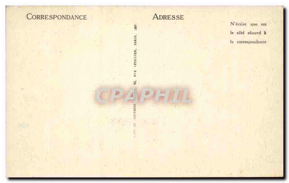 CPA Chamonix Mont Blanc Mer de glace — Verso