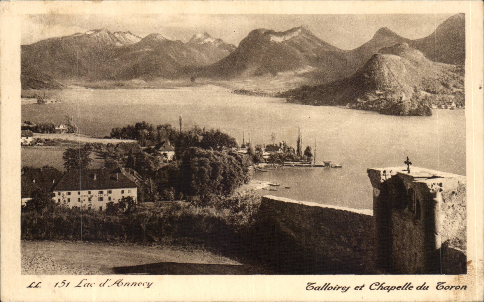 Lac d'Annecy — Talloirey et Chapelle du Toron — LL 151