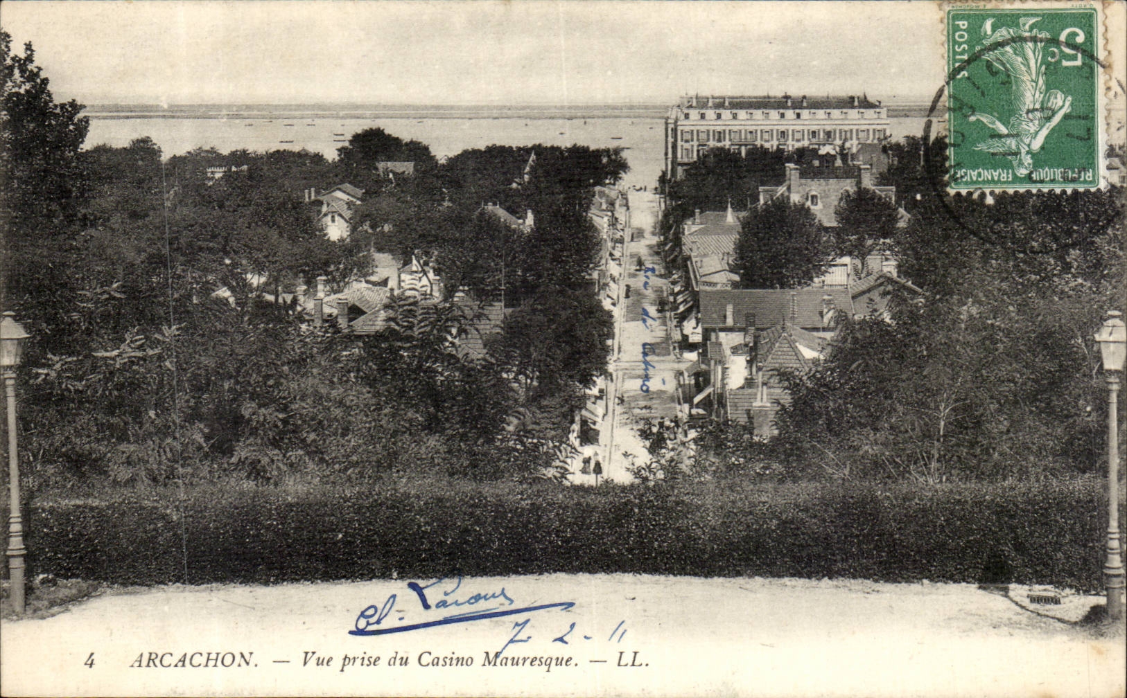 Arcachon — Vue prise du Casino Mauresque — LL.