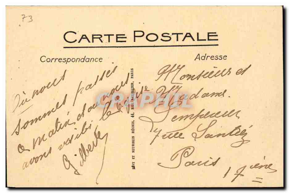 CPA Lac du Bourget Abbaye d'Hautecombe Ancienne necropole des princes de Savoie — Rückseite