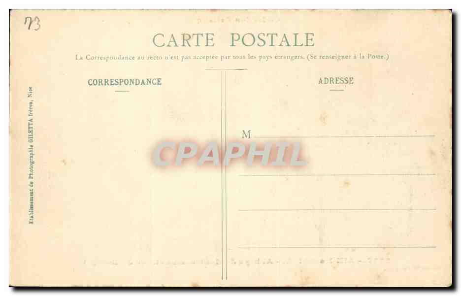 CPA Aix les Bains Abbaye de Hautecombe et lac du Bourget — Verso