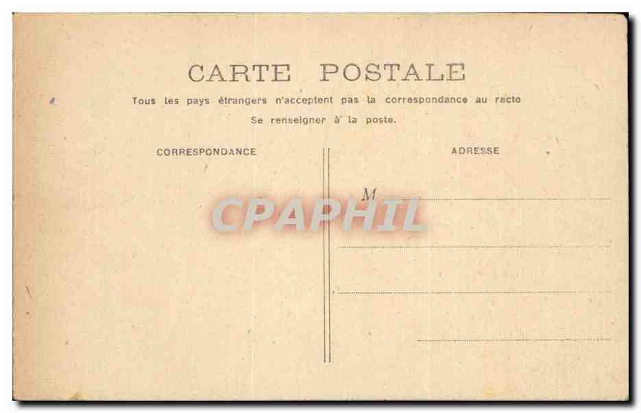 CPA Bordeaux Sainte Marie La Bastide — Verso