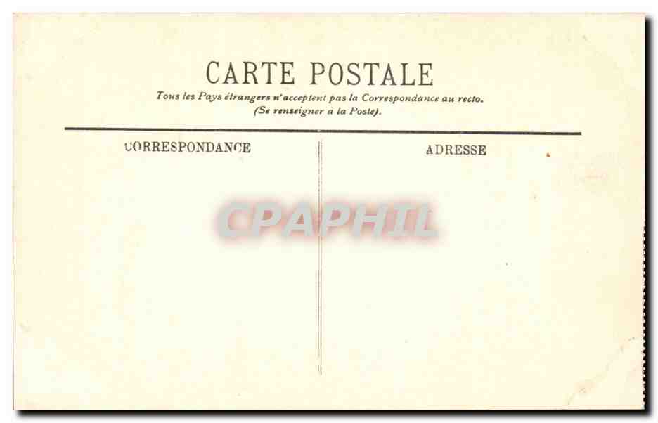 CPA Bordeaux La cathedrale et la tour Pey Berland — Verso