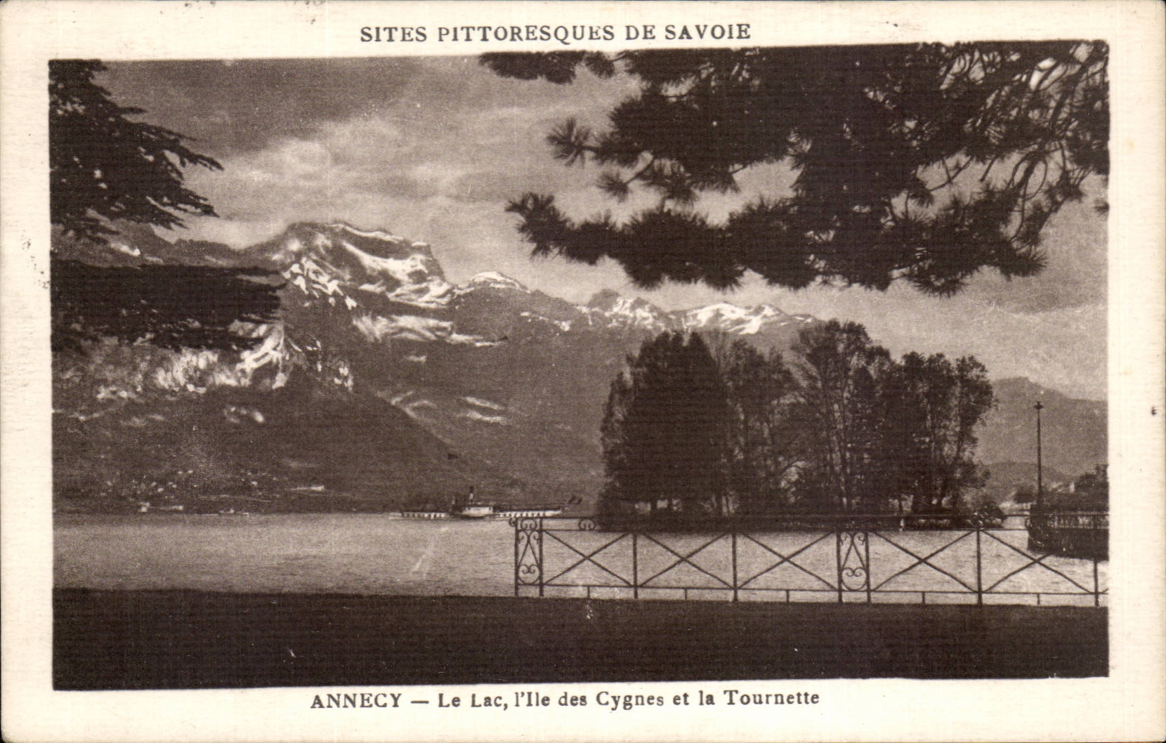 Annecy — Der See, die Insel der Schwäne und die Tournette — Landschaften der Savoie