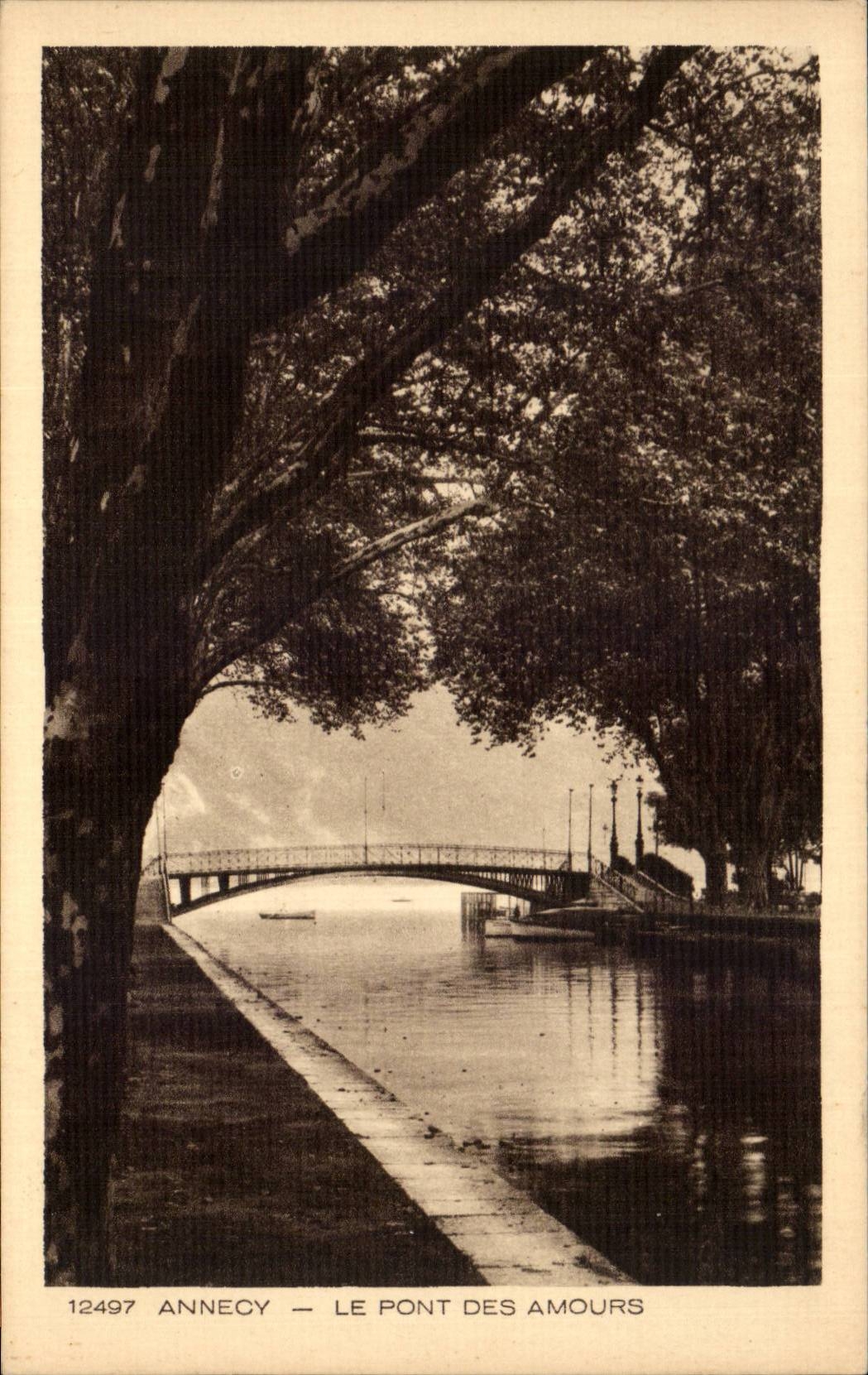 Annecy — Il Ponte degli Amori — Editore Les Beaux Sites de France, n° 12497