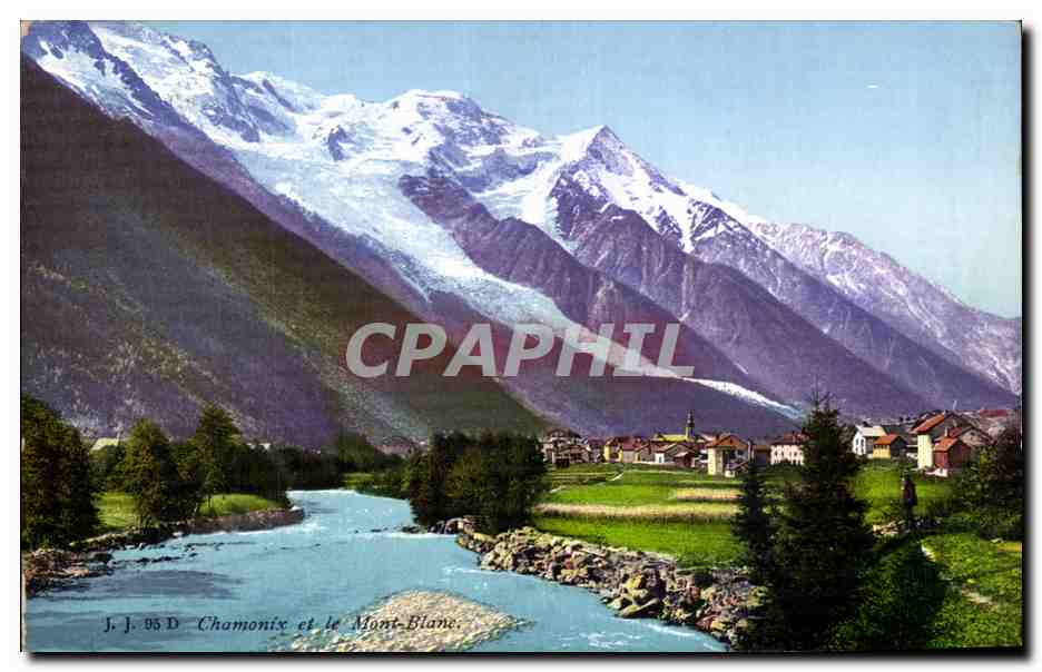 CPA Chamonix et le Mont Blanc