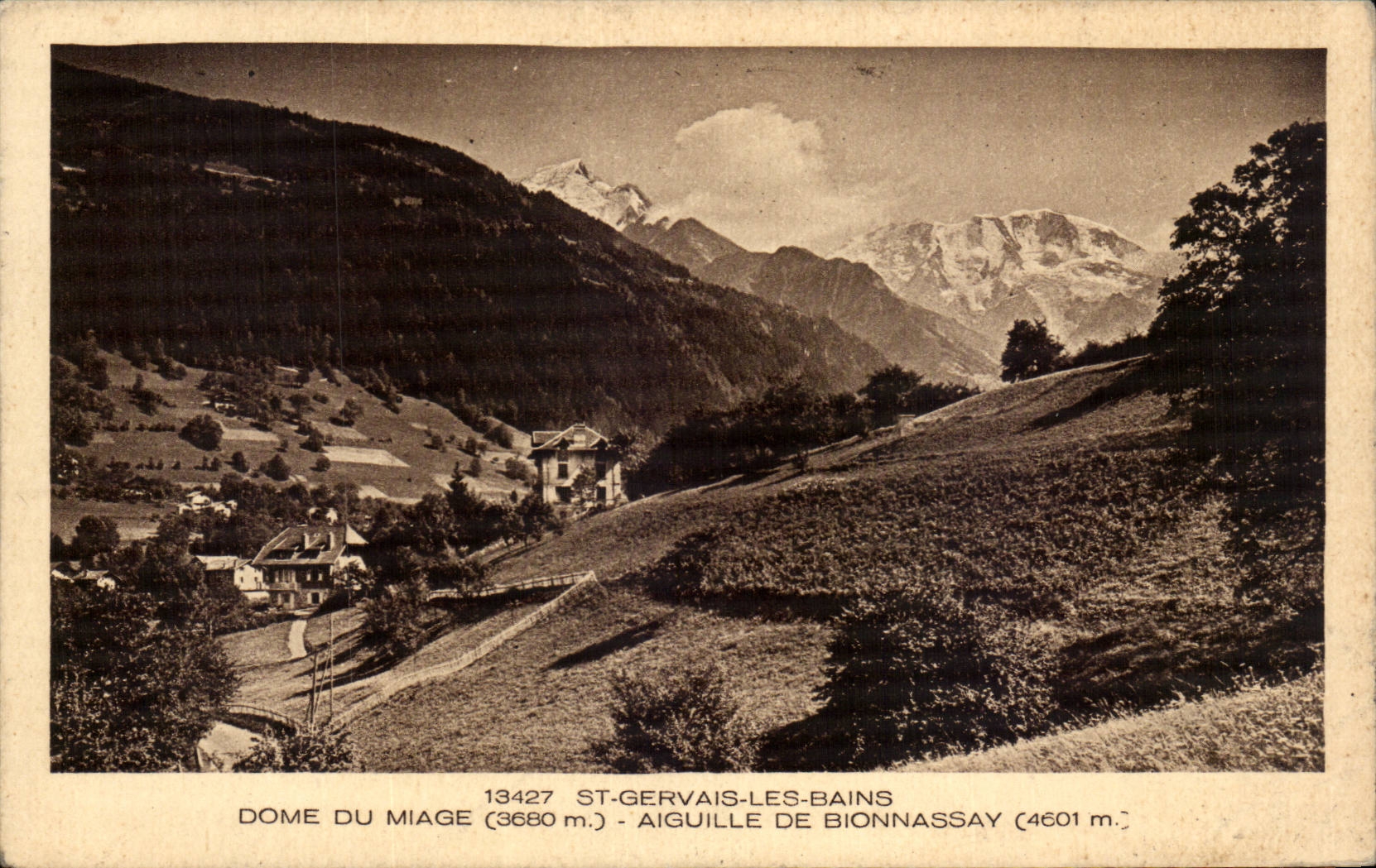 Dôme du Miage (3680 m.) - Saint-Gervais-les-Bains - Aiguille de Bionnassay (4601 m.) — Les Beaux Sites de France