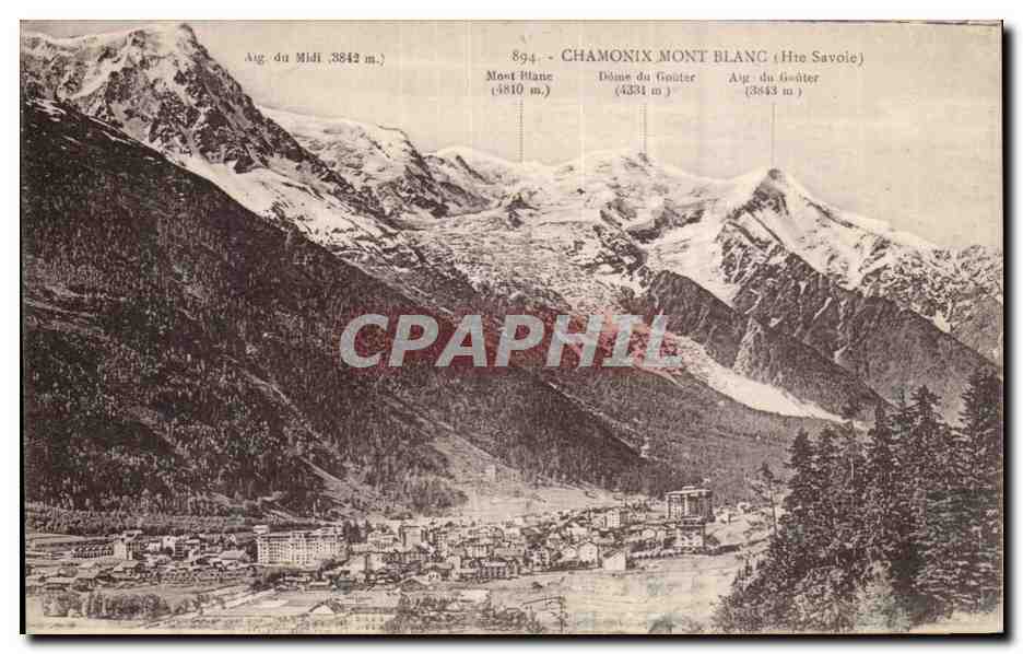 CPA Chamonix Mont Blanc 
