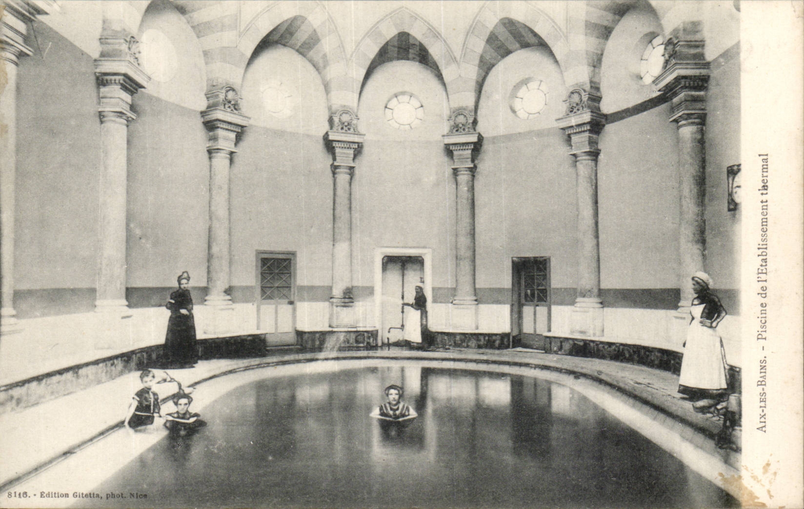 CPA Aix les Bains Piscine de l'etablissement thermal