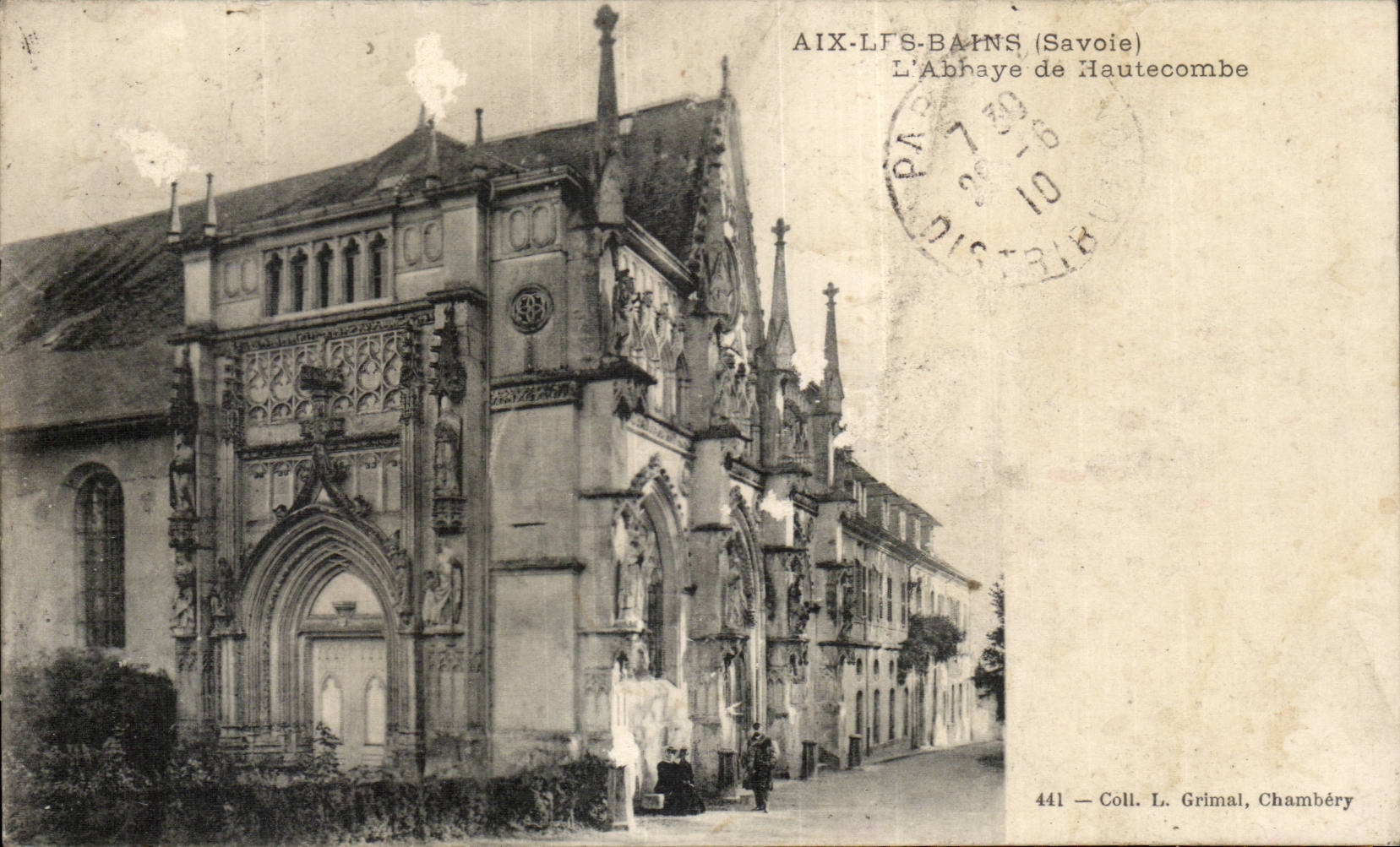 CPA Aix les Bains L'abbaye d'Hautecombe