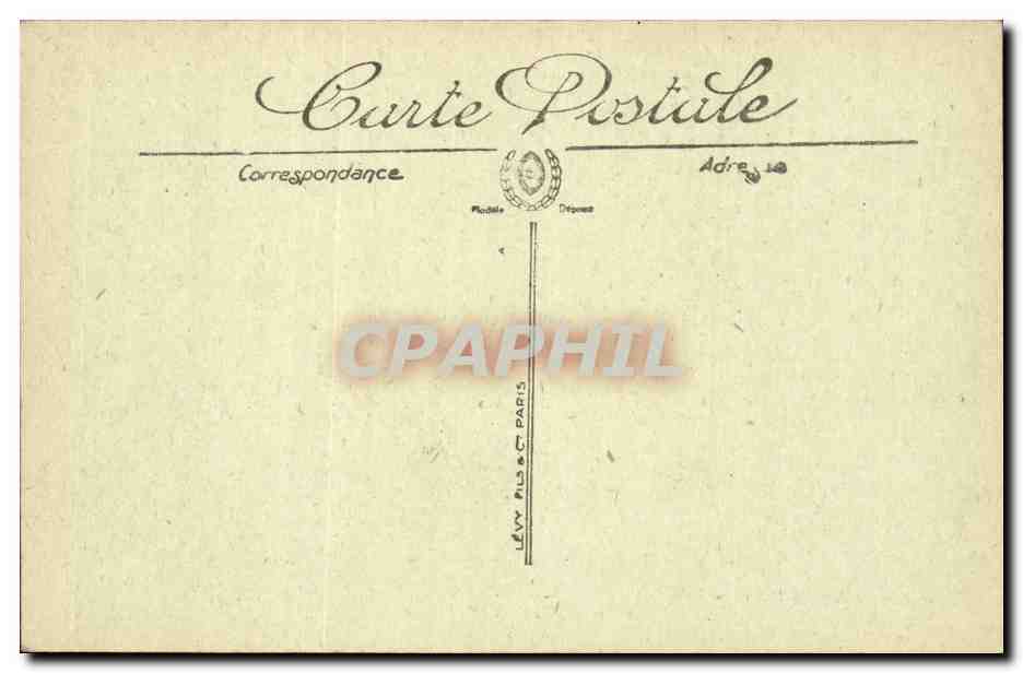 CPA Aix les Bains Le grand cercle Salon de lecture et de correspondance — Verso