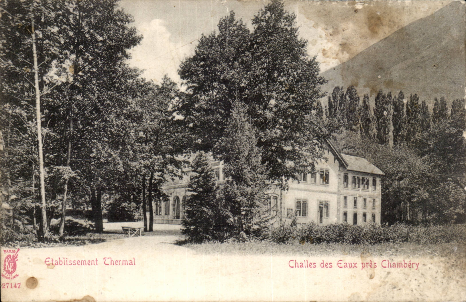 CPA Challes des eaux pres Chambery Etablissement thermal