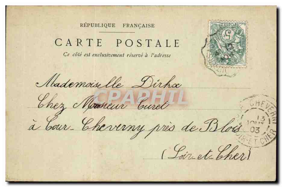CPA Salins les Bains — Rückseite