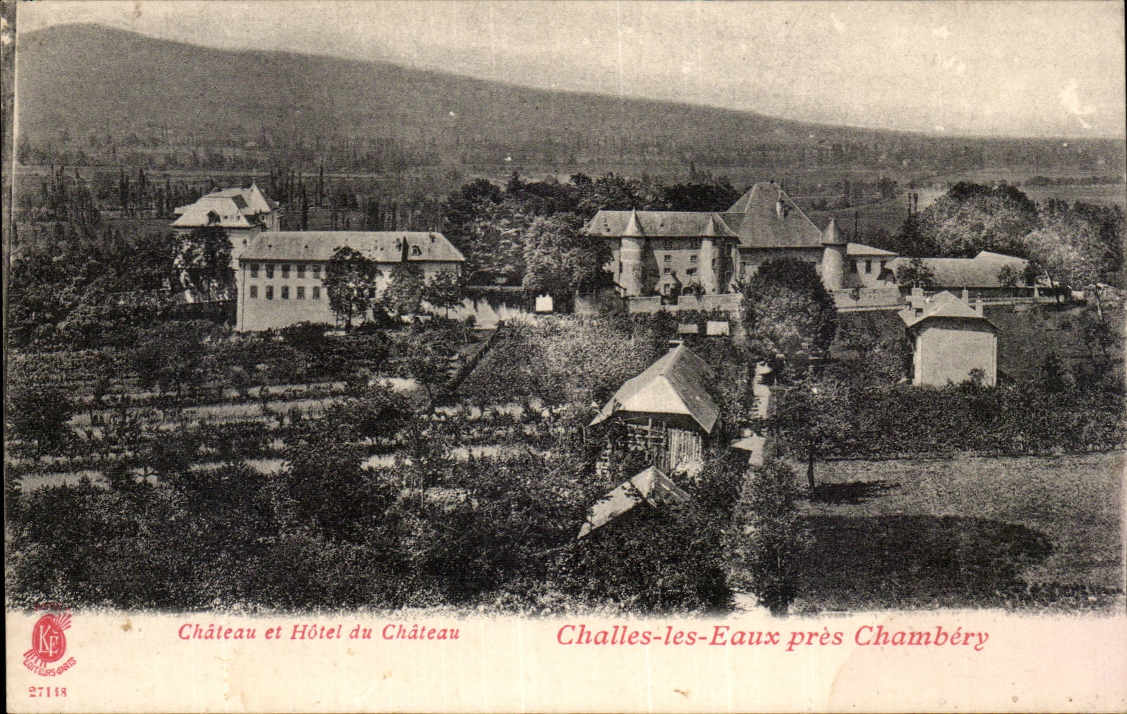 CPA Chateau et hotel du chateau Challes les Eaux pres Chambery