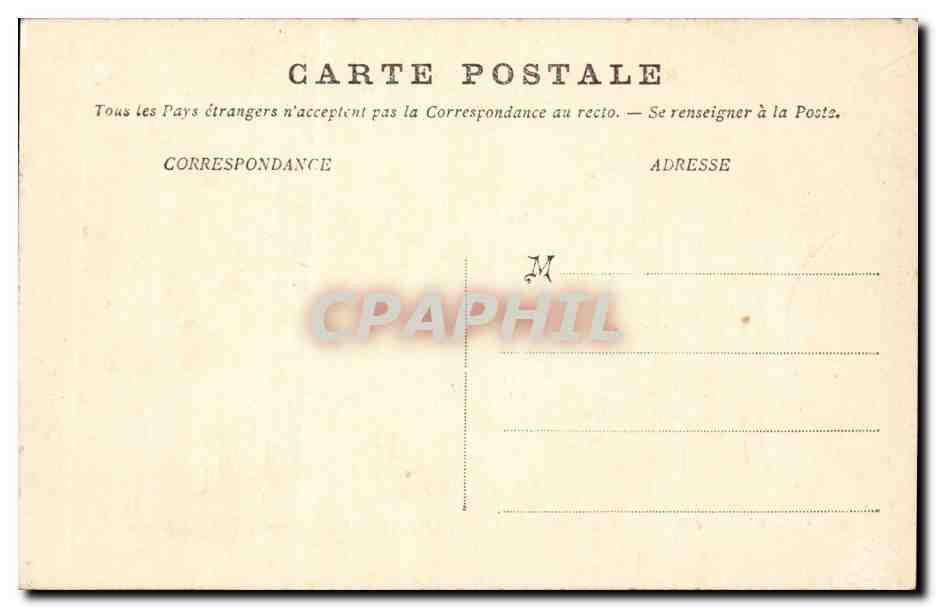 CPA Chateau et hotel du chateau Challes les Eaux pres Chambery — Rückseite