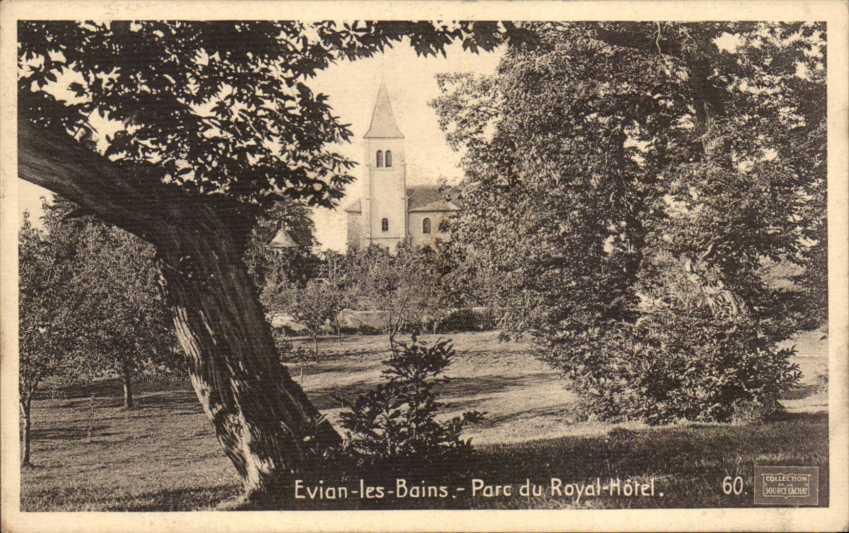 Evian-les-Bains - Parc du Royal-Hôtel — Collection Source Cachot n°60