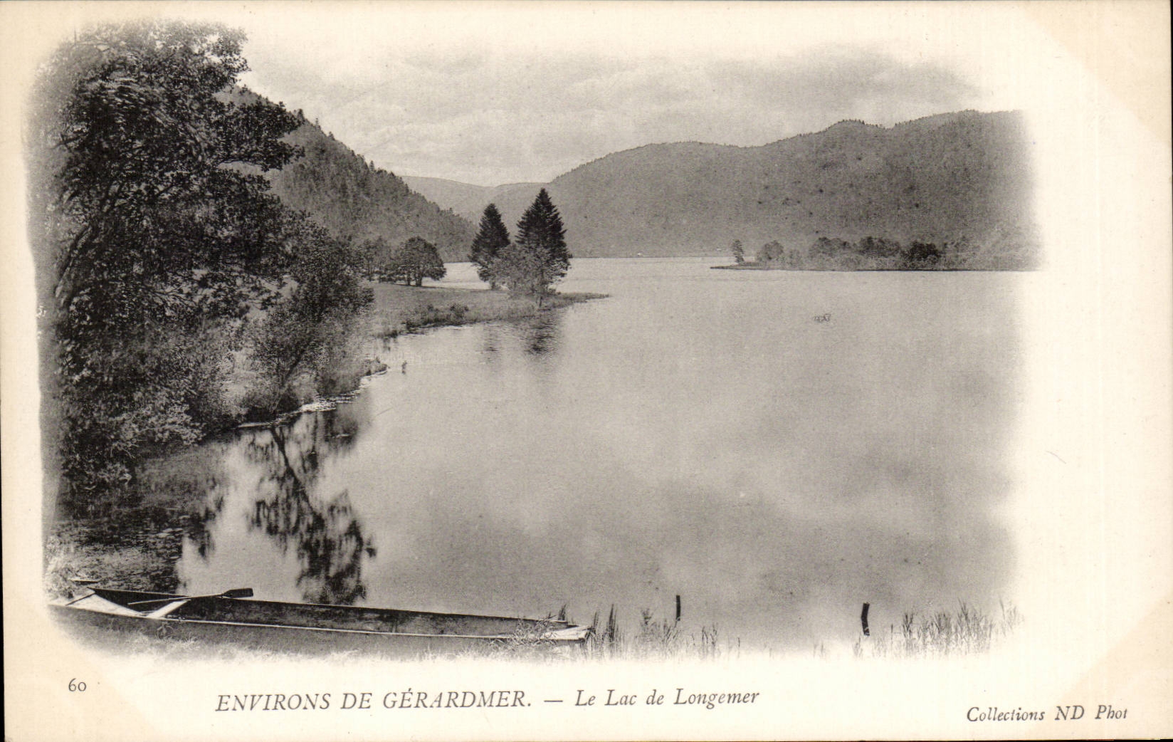 CPA Environs de Gerardmer Le lac de Longemer
