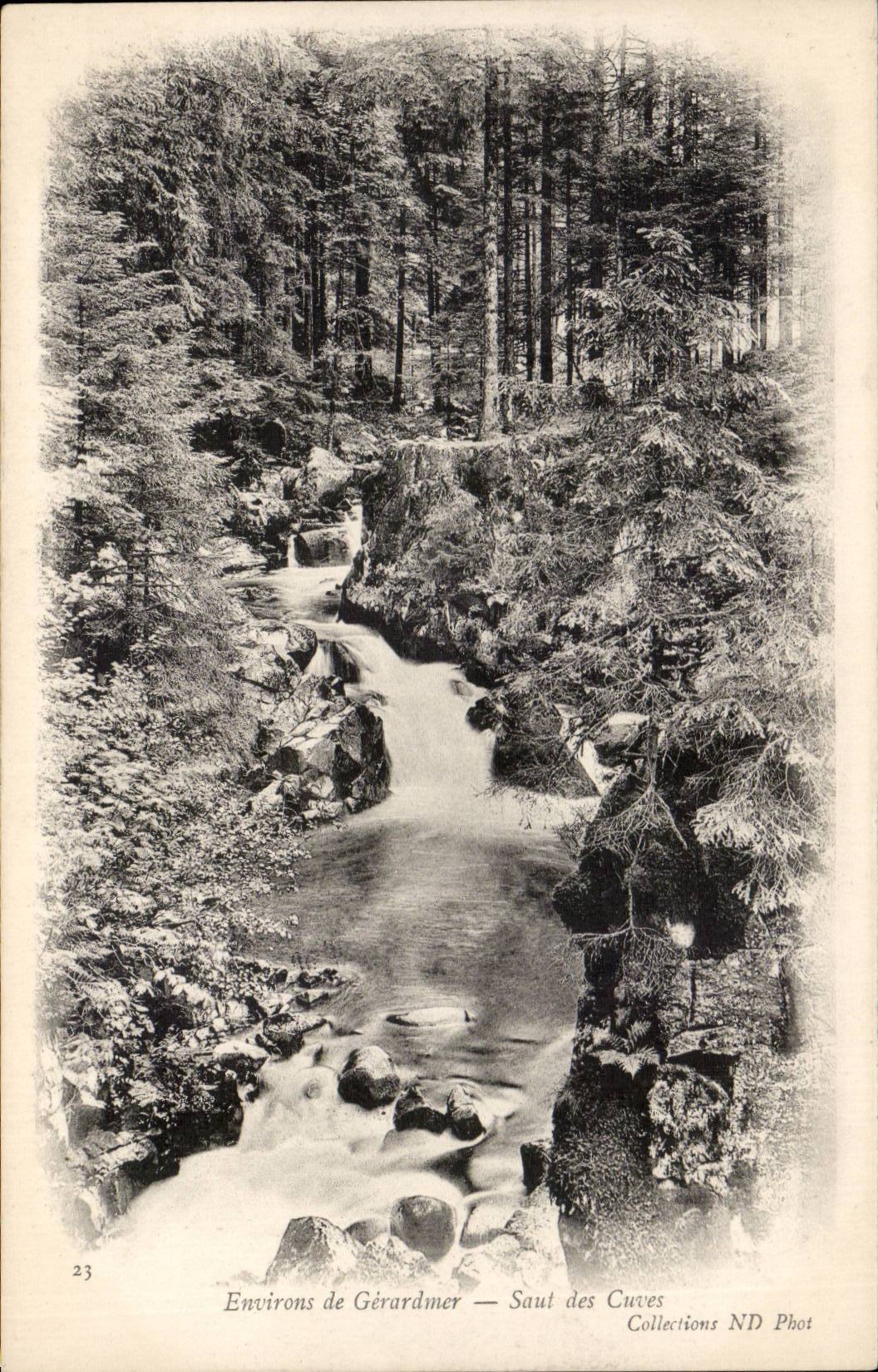CPA Environs de Gerardmer Saut des cuves