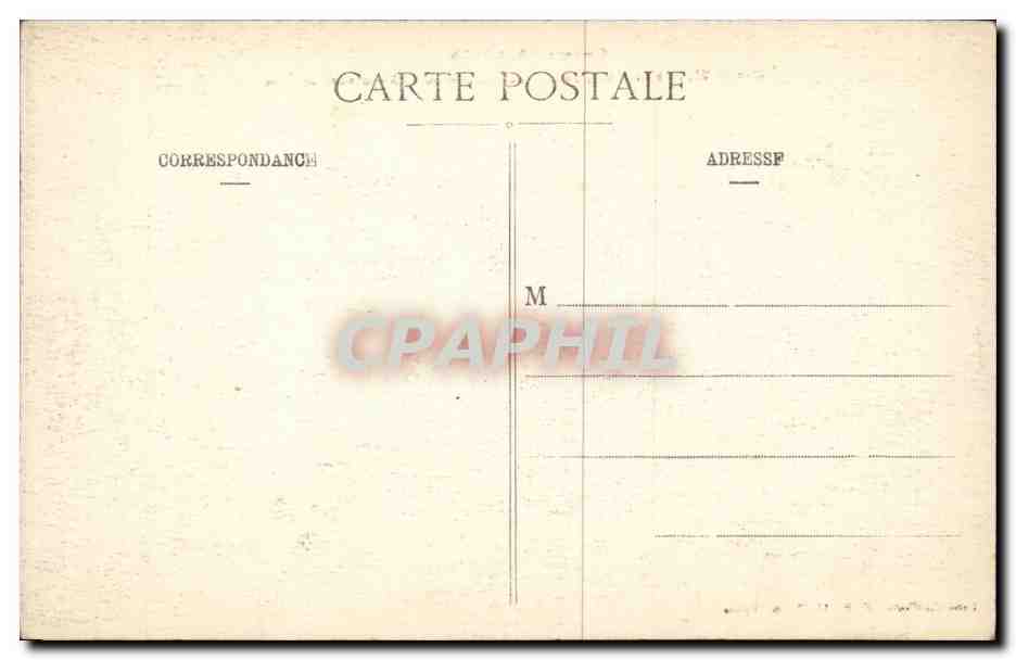 CPA Gerbeviller la Martyre Les ruines du chateau vues du parc — Verso