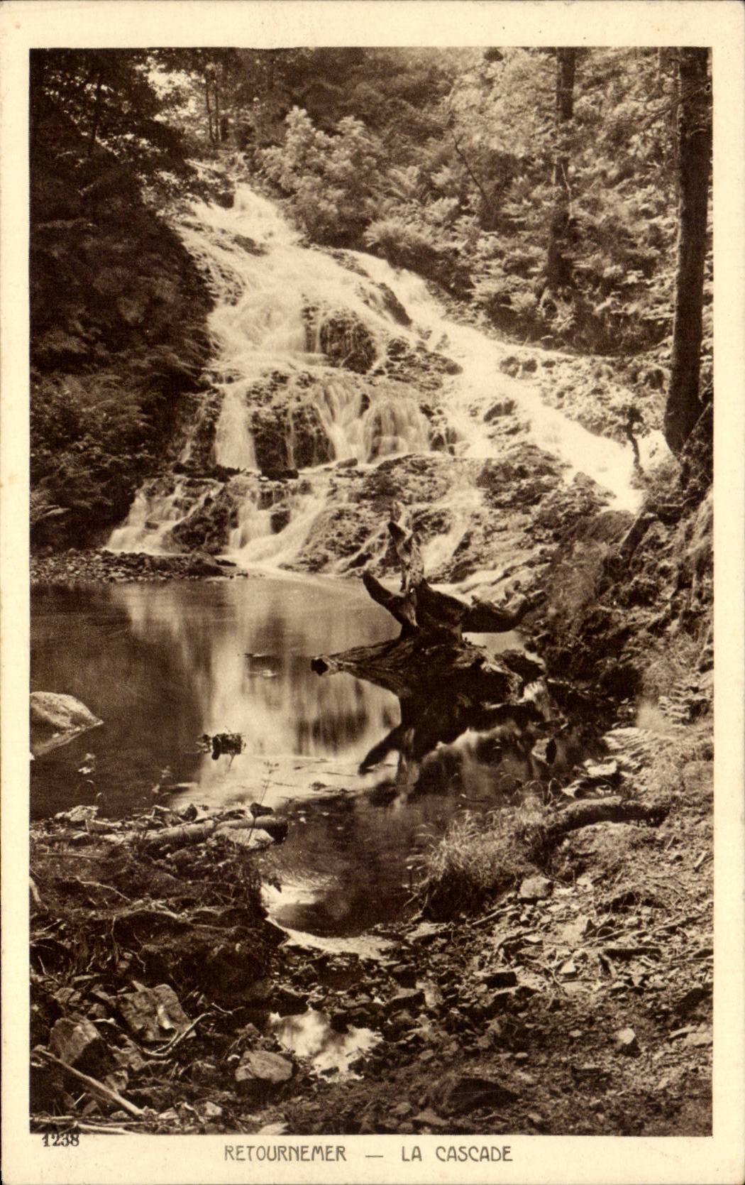 Retournemer — La Cascade — Braun & Cie, Dornach (Ht-Rhin)