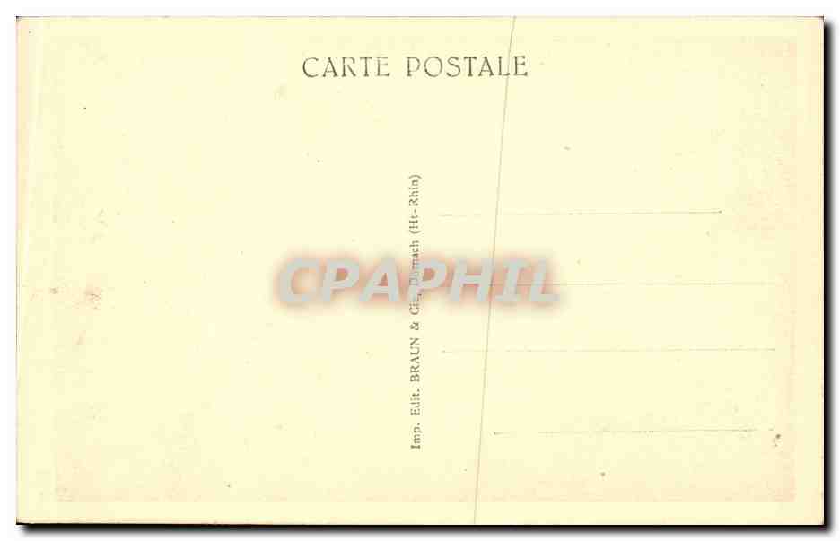 Retournemer — La Cascade — Braun & Cie, Dornach (Ht-Rhin) — Verso