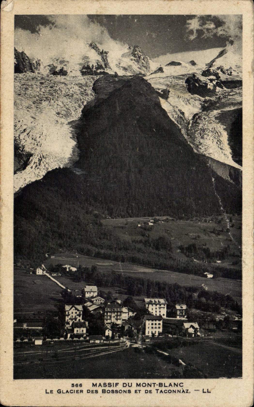 Le Glacier des Bossons et de Taconnaz — Massif du Mont-Blanc — LL