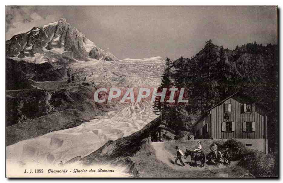CPA Chamonix Glacier des Bossons