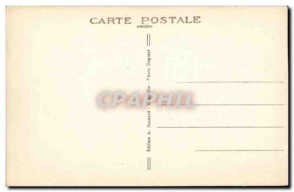 Granville Artistique — Le Sentier du Tour du Roc — Édition A. Bernard, Granville — Reverso