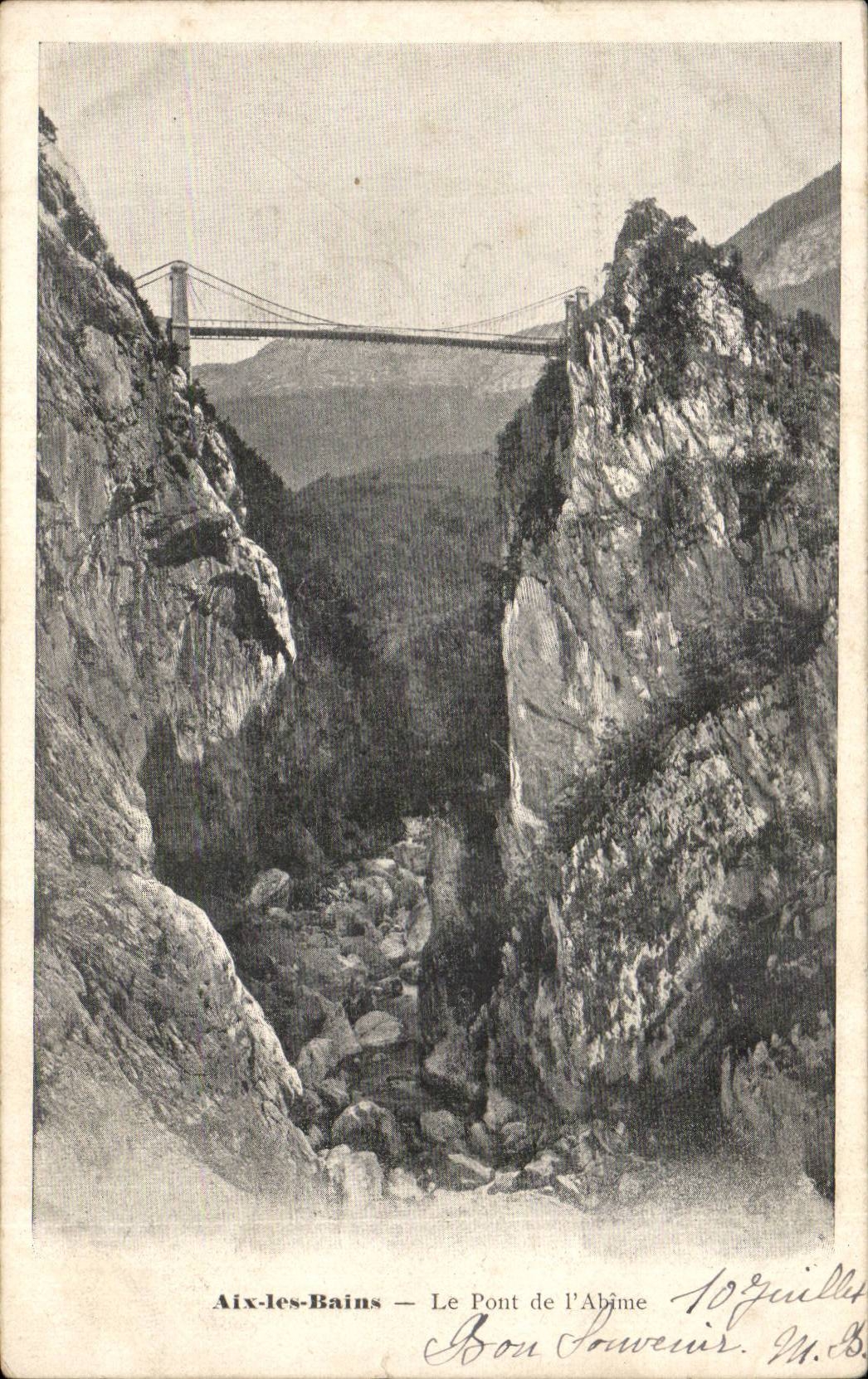 Aix-les-Bains — Le Pont de l'Abîme — Noguillès M.B.