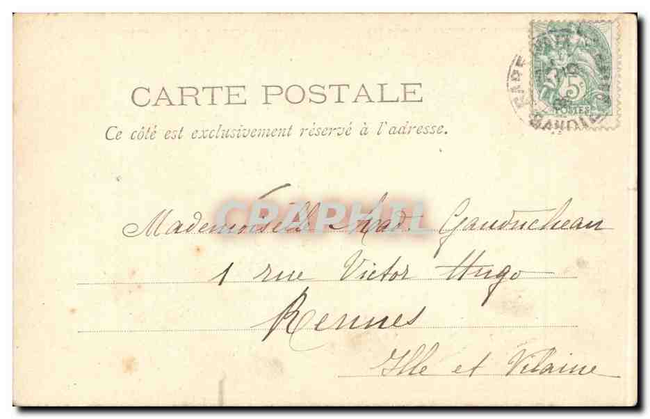 Aix-les-Bains — Le Pont de l'Abîme — Noguillès M.B. — Verso