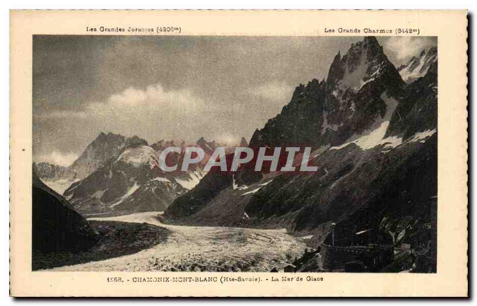 CPA Chamonix Mont Blanc La mer de glace
