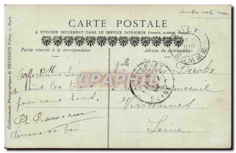 CPA Ault Onival sur mer Vue generale de la plage — Back