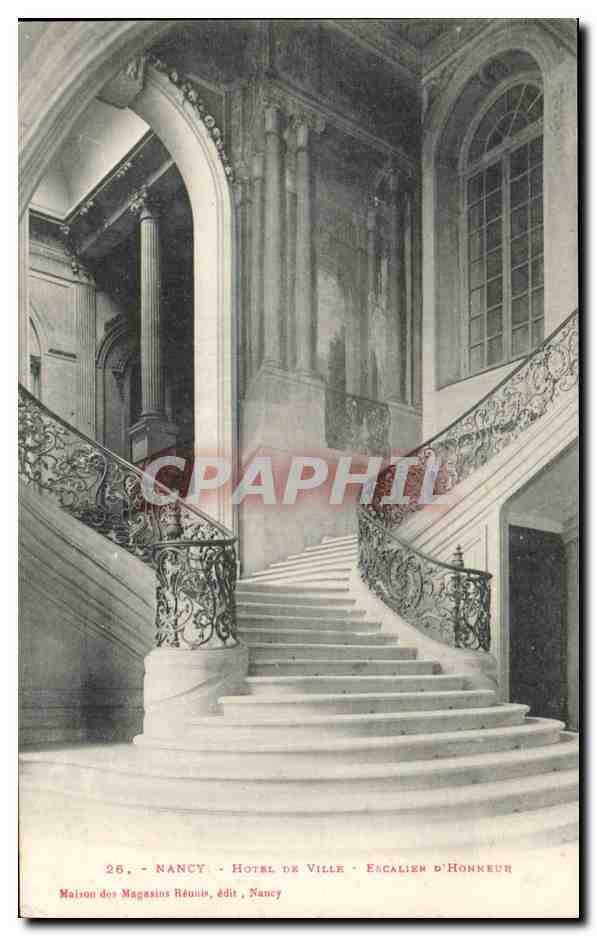 CPA Nancy Hotel de ville Escalier d'honneur