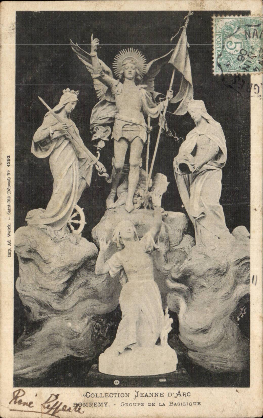 Groupe de la Basilique — Collection Jeanne d'Arc — Imp. Ad. Weick (Déposé) n° 4392