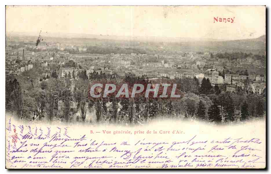 Nancy CPA Vue generale prise de la cure d'air