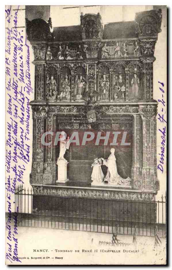 Nancy CPA Tombeau du roi Rene II Chapelle ducale