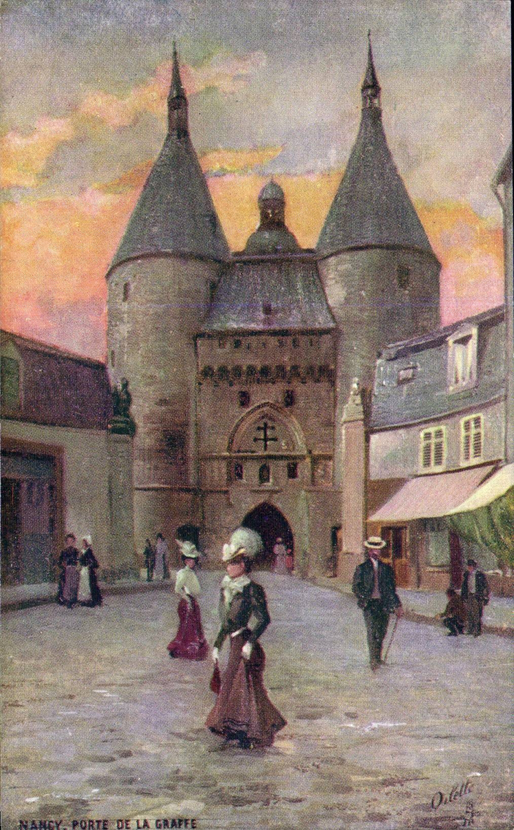 CPA Le vieux Nancy Porte de la Graffe