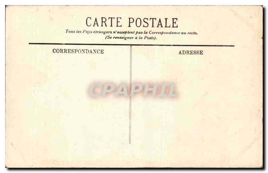 CPA Nancy Place de la Carriere — Rückseite