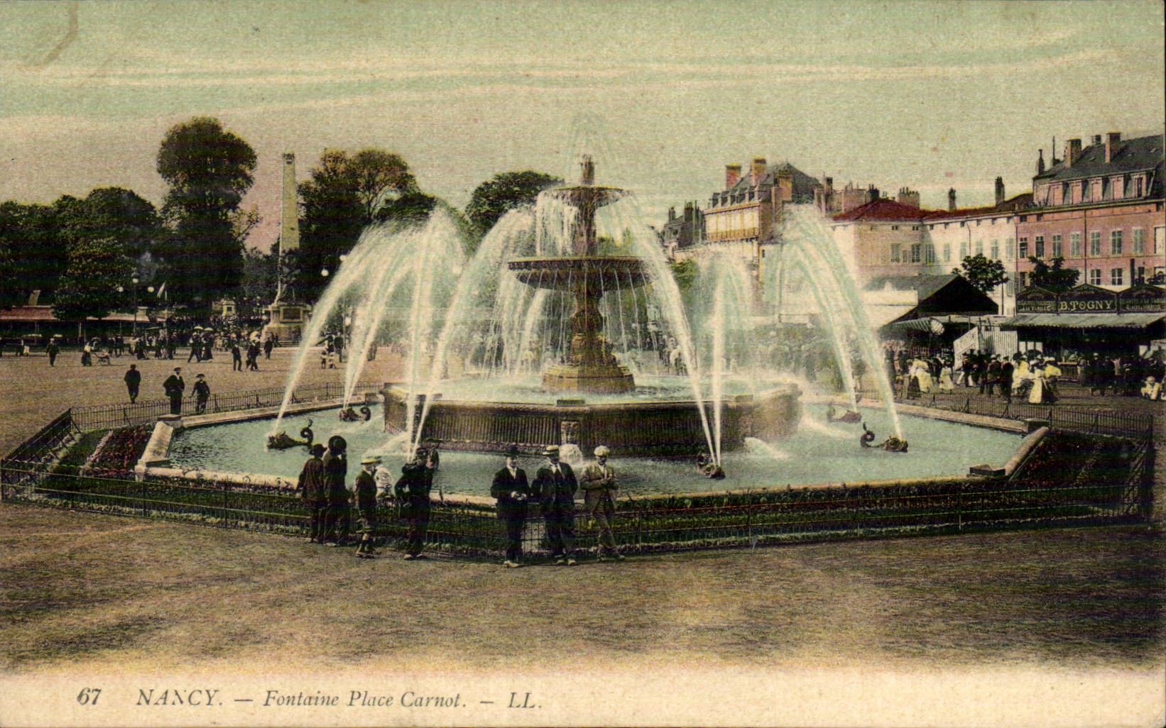 Nancy — Fontaine Place Carnot — LL. n°67