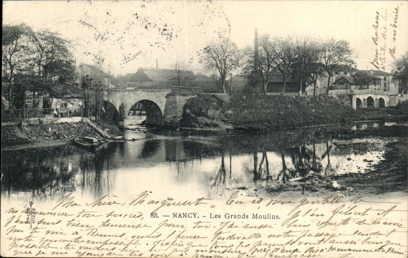 NANCY — Les Grands Moulins — Éditeur BINÉCY, n° 83