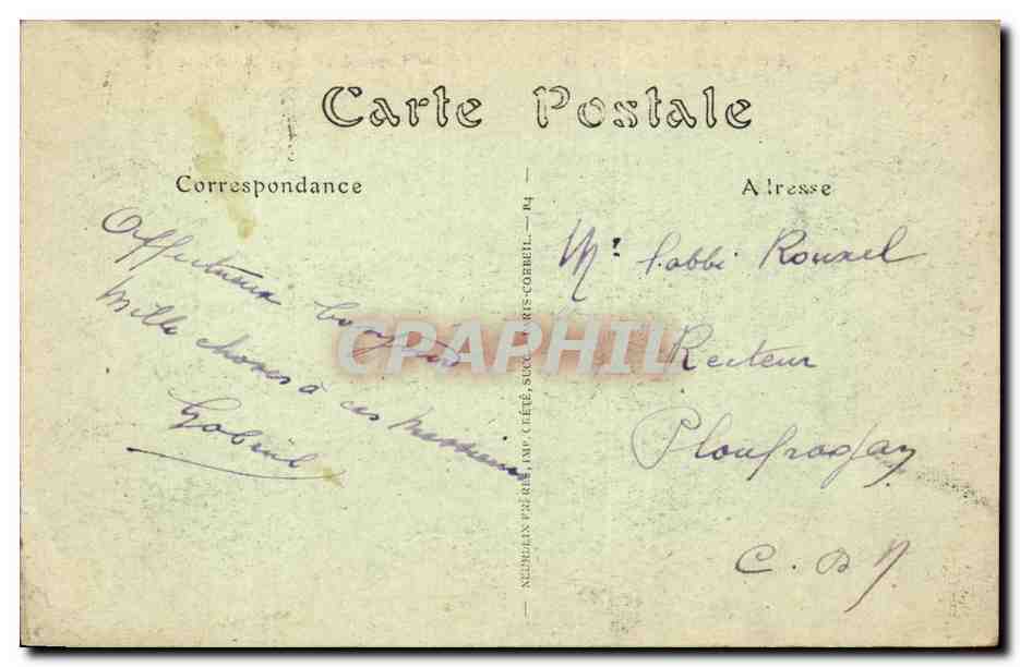 CPA Dieppe Vue generale de la plage  — Rückseite