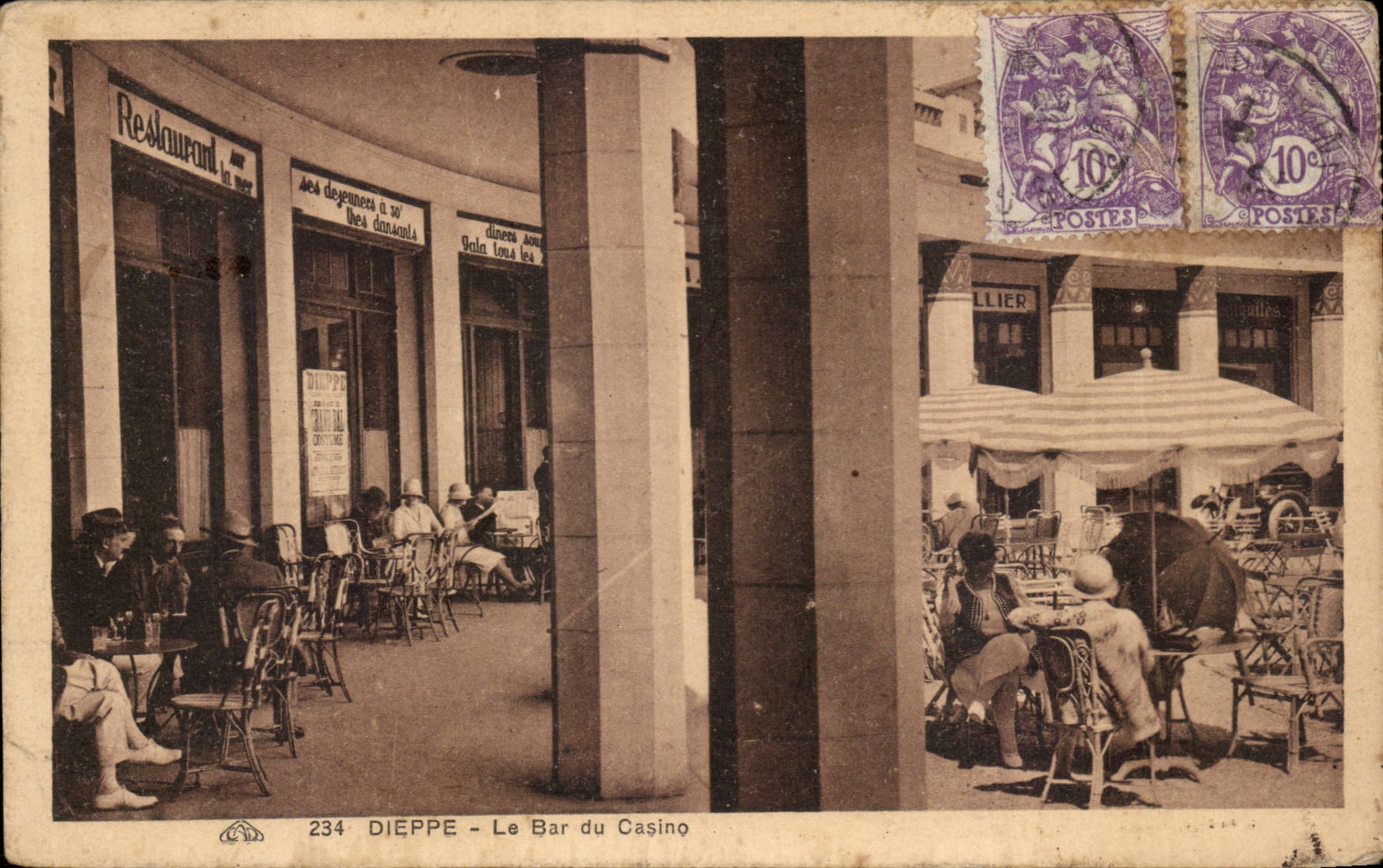 CPA Dieppe Le bar du casino
