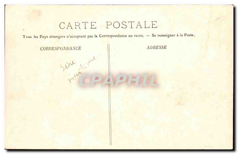 Dieppe CPA le Pollet — Rückseite
