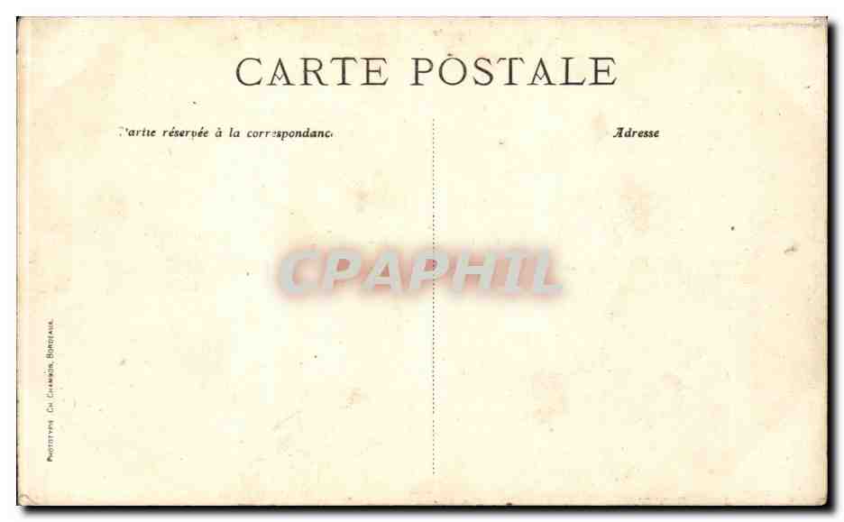 CPA Bordeaux Quais Nord — Verso