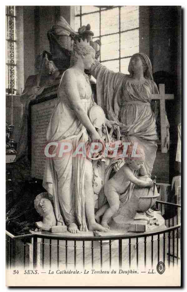 Sens — La Cathédrale. Le Tombeau du Dauphin — ÉL.