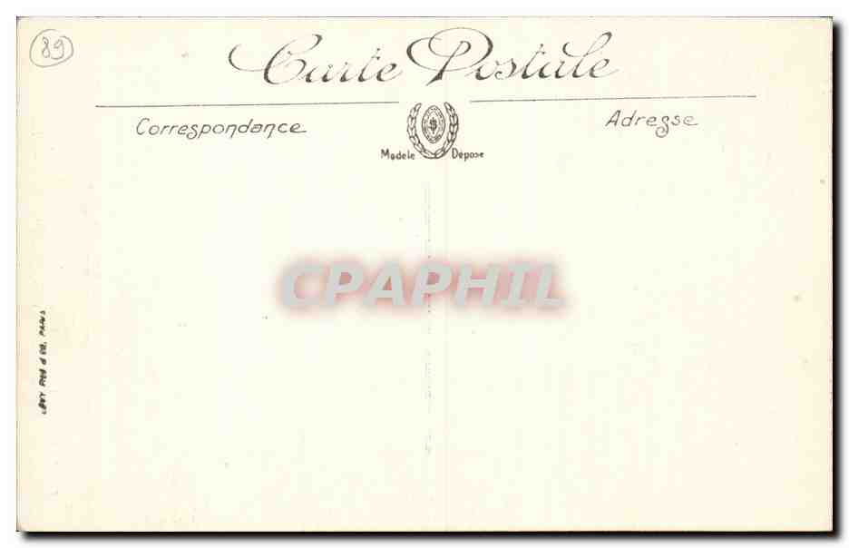 Sens — La Cathédrale. Un Clocheton du Portail de Moïse — LL. — Verso