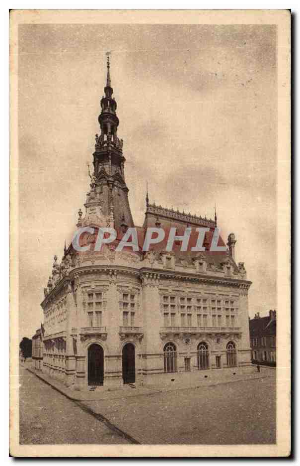 CPA Sens L'hotel de ville Dupont et Poivert