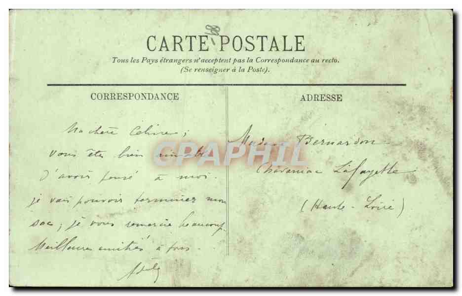 CPA Sens La cathedrale Porte de Notre Dame ou des cloches — Rückseite