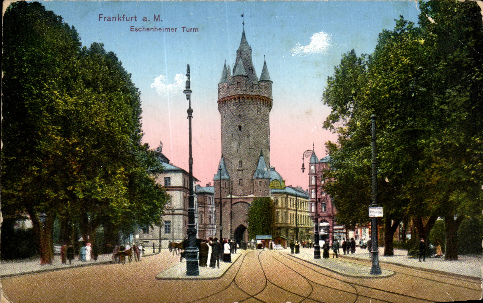 Frankfurt a. M. — Eschenheimer Turm — Grand Bazar, Frankfurt a. M.