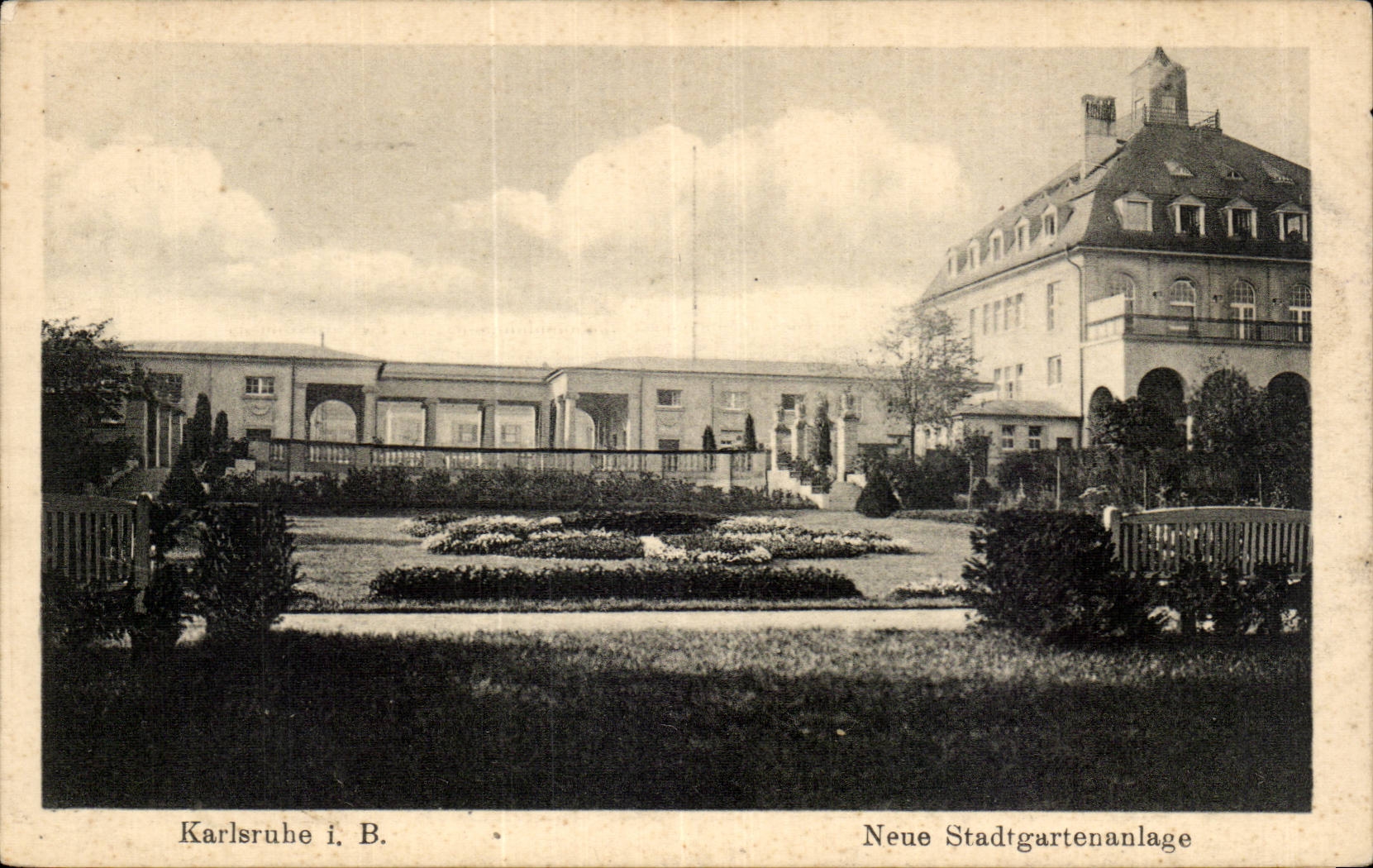 CPA Karlsruhe Neue Stadtgartenanlage